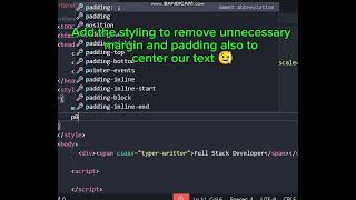 Typewriter effect using JavaScript 😍 easiest way of creating type text effect ✅