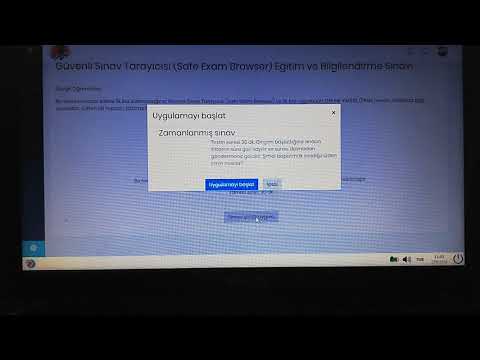 Güvenli Sınav Tarayıcısı (Safe Exam Browser) kullanımı