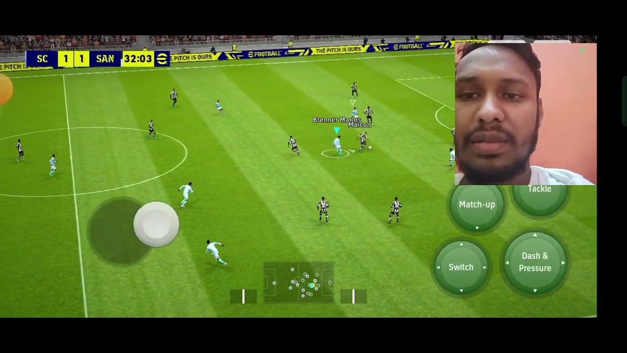 Sporting cristal vs Santos fc football gameplay match-01 | eFootball 2023 | Mamun x Gaming