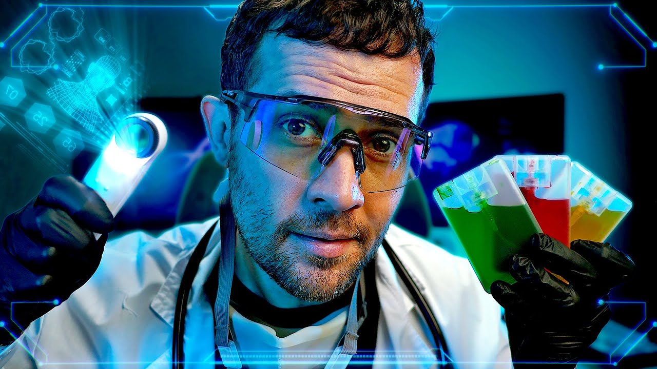 Киберобследование черепных нервов ASMR (научно-фантастическая медицинская ролевая игра)