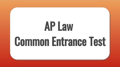 AP LAWCET 2021 Admission: Application Form, Exam Dates, Eligbility, Exam Pattern, Syllabus, Result