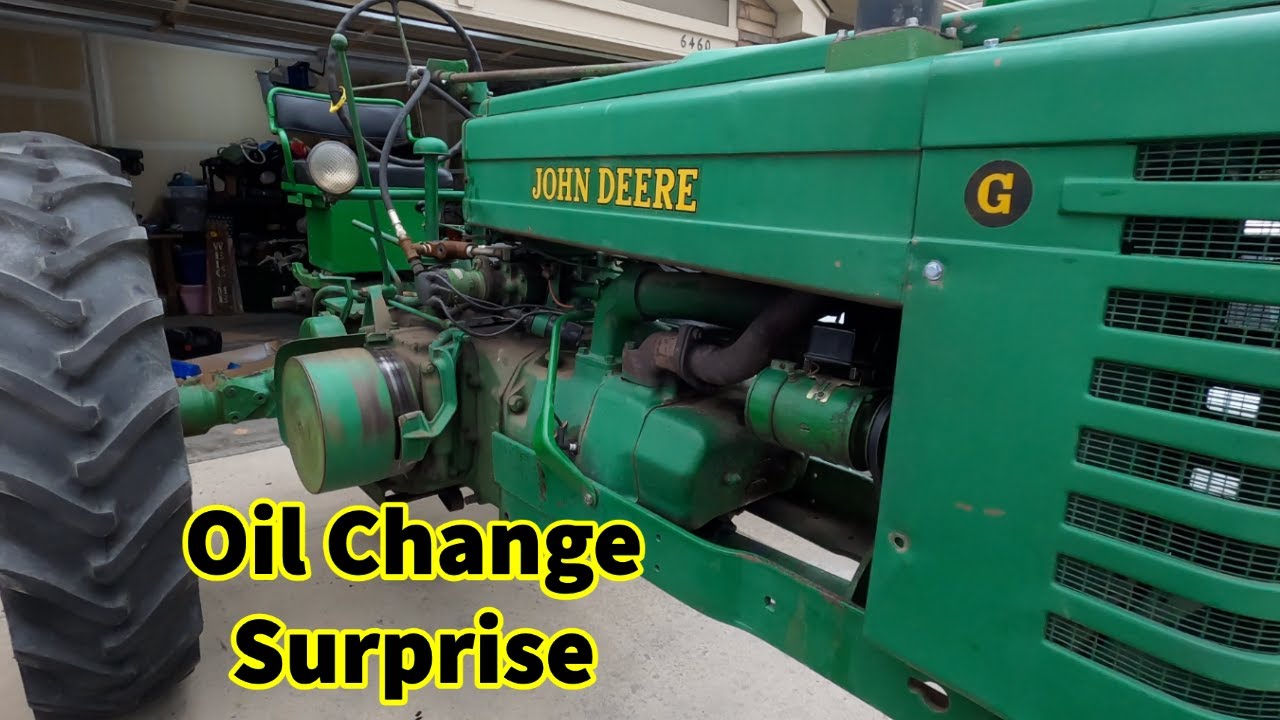 Замена масла в John Deere G. Ненавижу, когда такое случается!