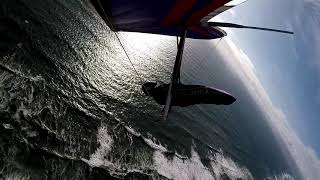 2019 May 5th Hang Glider loop over Fort Funston