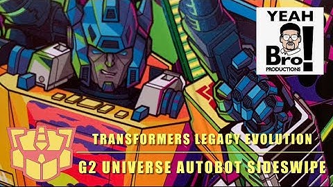 Transformers Legacy Evolution G2 Universe Sideswipe 4K video review