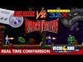  blackthorne snes vs sega 32x real time comparison