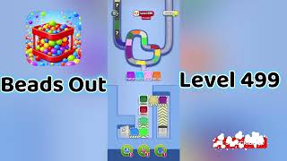 🎮 Beads Out Level 499 Walkthrough 🧩 | Tricky Bead Puzzle Solution | Mini Boss