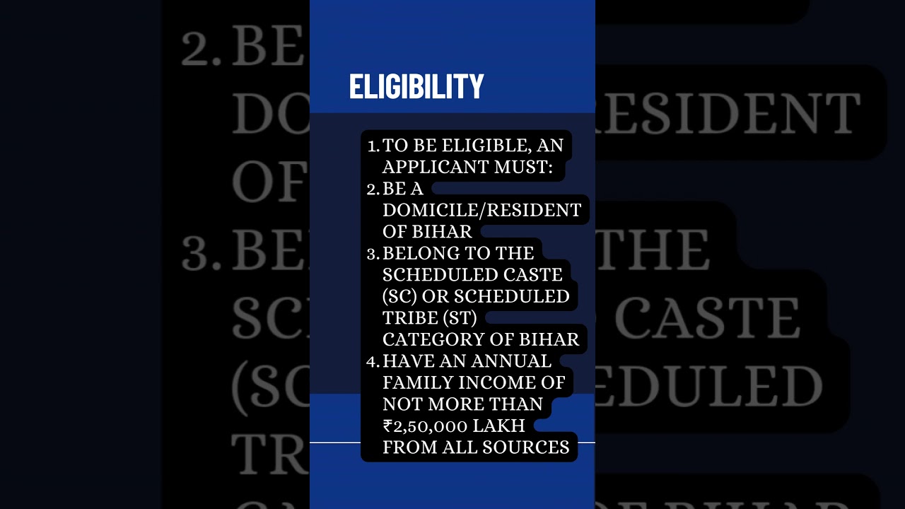Post Matric Scholarship (PMS) for SC/ST Category, Bihar 2025