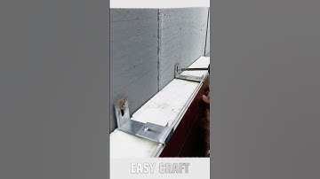 Exterior wall insulation decorative integrated board installation process #goodtool #smartwork