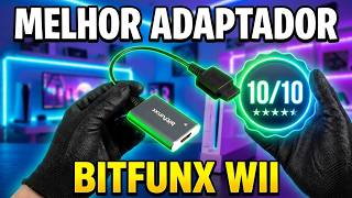 O adaptador BitFunx para Nintendo Wii NTSC/PAL transforma o sinal analógico do Wii em HDMI digita.