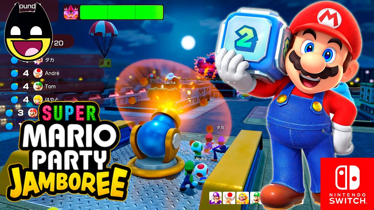 Super Mario Party Jamboree: Bowser Kaboom Squad - Chargin' Chucks Stage | Nintendo Switch