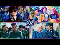 “Wednesday Adams vs K-pop Demon Hunters vs Squid Game – Who Wins?” ✅