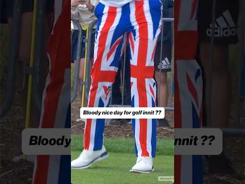 These pants from Ian Poulter 🇬🇧 #livgolf #ianpoulter