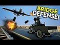LEGO ANTI AIR BRIDGE DEFENSE CHALLENGE! - Brick Rigs Multiplayer Gameplay Challenge