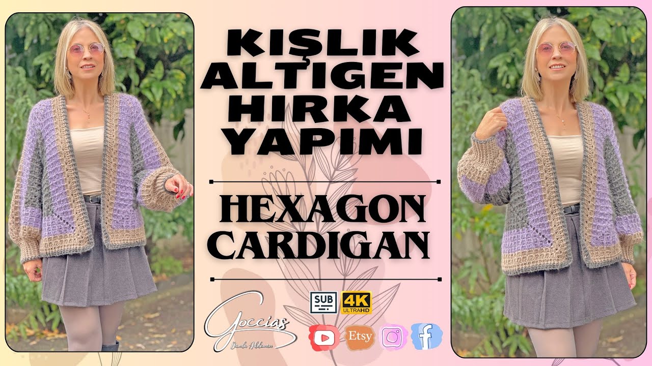 KIŞLIK ALTIGEN HIRKA - HEXAGON CARDIGAN - SUB - DIY