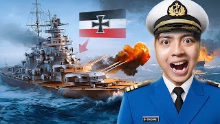 Aku jadi Nahkoda Kapal Perang Dunia - World of Warships screenshot 1