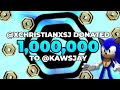 I GOT SMITED IN PLS DONATE..!! (1 Million Robux) ll Roblox Pls Donate