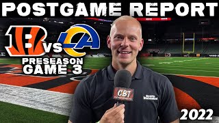 Cincinnati Bengals Beat Los Angeles Rams 16-7 | NFL Preseason Postgame Report