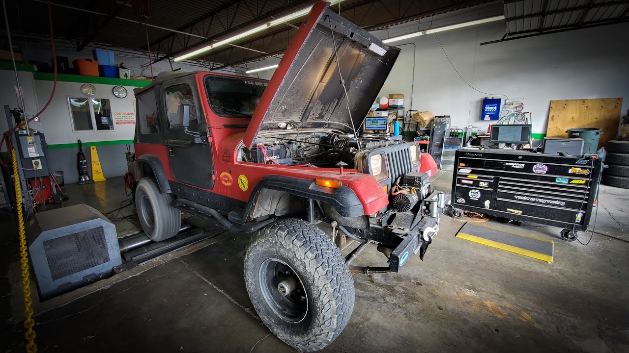 Jeep YJ Smog Fix (Part 2) Sensors and Vacuum Leaks YouTube