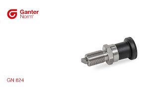 Rastbolzen Mit Anlaufschräge Gn 824 Flexibles Positionieren Ganter Normelemente