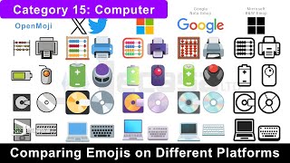 Emoji di Berbagai Platform | Kategori 15: Komputer 🧮🔋💽🖱️🖥️📀🔌💾⌨️💻🪫💿🖨️🖲️ screenshot 4