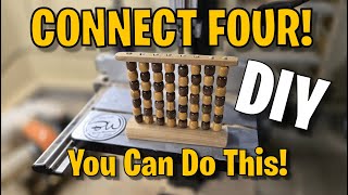 #DIY Connect FOUR with stick and beads - You can do this!
