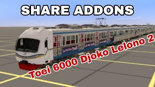SHARE ADDONS KRL Toei 6000 Djoko Lelono 2 || Trainz Simulator Android 