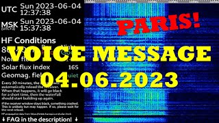 UVB-76 VOICE MESSAGE (04.06.2023) 12:37 UTC