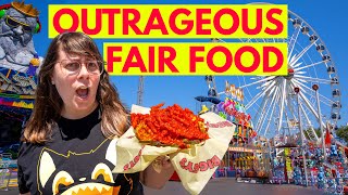 Trying The Most OUTRAGEOUS Fair Food EVER! [OC Fair 2023]
