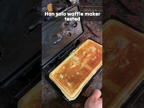 Han solo in Carbonite waffle maker 😋 #shorts