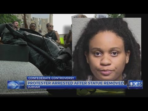 Durham deputies arrest woman in connection with toppling of Confederate statue