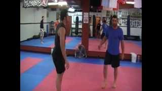 Single Leg Takedown using Over Under Hooks MMA Technique