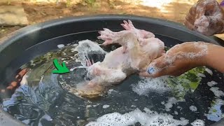 Mom Not Carefully Lil TanTan Fall Upside Down To Water In Bathtub