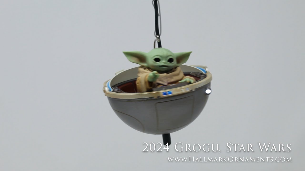 2024 Grogu, Star Wars Hallmark Ornament - YouTube