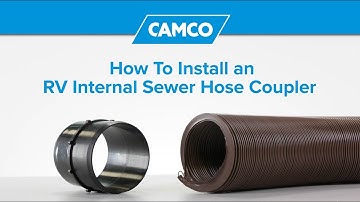 How To Install an RV Internal Sewer Hose Coupler