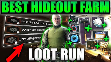 BEST + EASY Hideout FARMING Loot Run! Escape From Tarkov Tips