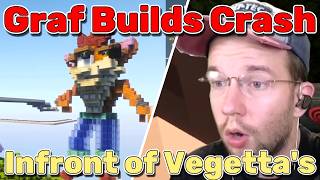 Graf Builds Crash in front of Vegetta's House on QSMP 2 Minecraft