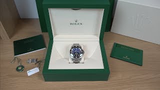 4K Review Rolex Deepsea D-Blue James Cameron 126660 Unboxing