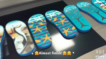How to use Kingt uv printer do printing on slippers?