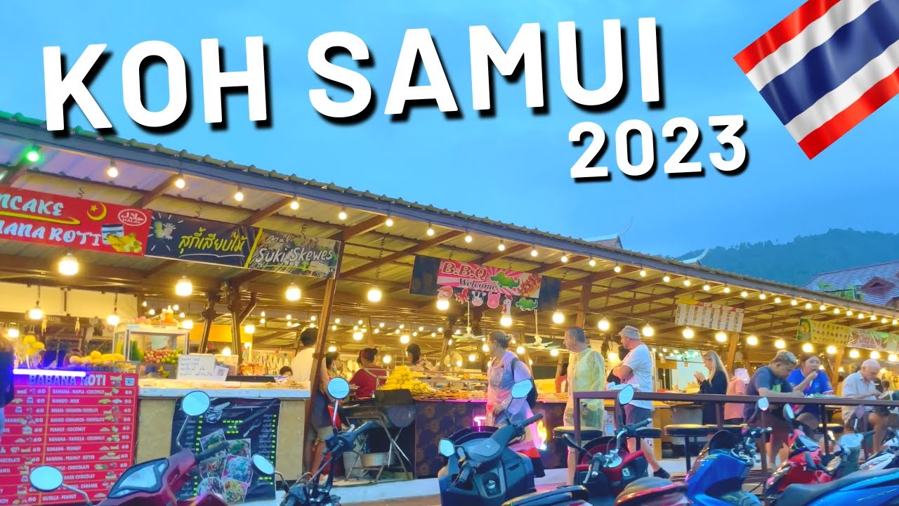 Koh Samui Lamai Bar Nightlife Walking Tour YouTube
