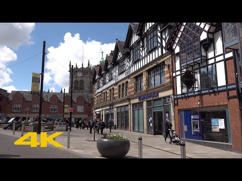 Wigan Walk: Town Centre【4K】