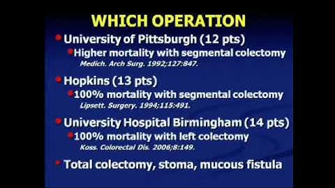 C. difficile Colitis: What the Surgeon Should Know