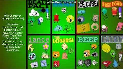 BFB Character Voting (My Version) 33