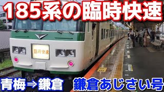 【青梅⇒鎌倉 直通】臨時快速鎌倉あじさい号に全区間乗車！【紫陽花シーズン限定】/ 青梅駅⇒鎌倉駅