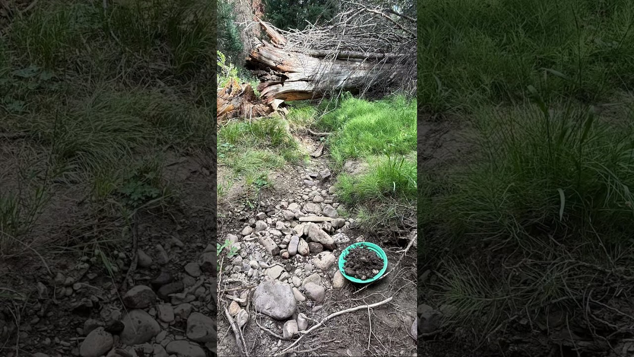 Gold panning in Utah. First attempt. ￼