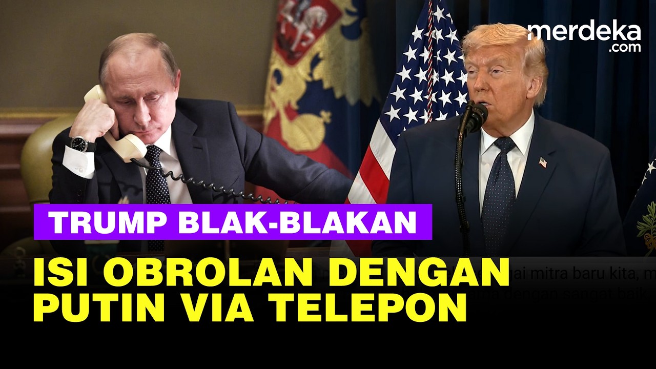 Trump Ungkap Isi Percakapan dengan Putin Lewat Telepon: Masih Ada Kebencian Luar Biasa