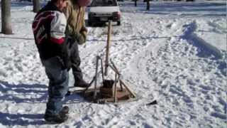 Cardboard Trebuchet Tested To Its Limit Pushing the limits of a cardboard trebuchet, leading to its final destruction. This was a project for an introduction to engineering class