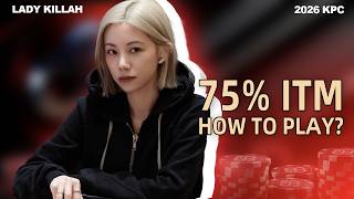 手牌全公开｜What a play! I made 75% ITM in a poker tourney series screenshot 1