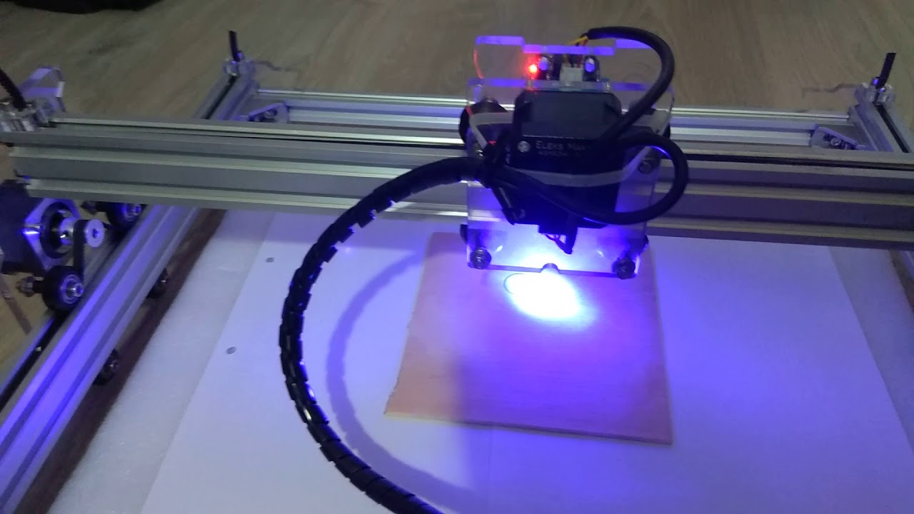 eleksmaker laser - YouTube