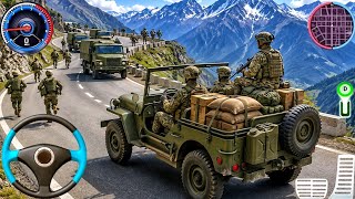 Indian Off-road Army Truck Driving Game: City India Army Truck Transport Simulator! Android Gameplay screenshot 1