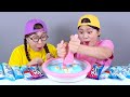 Ice Cream Blue Party DONA Mukbang